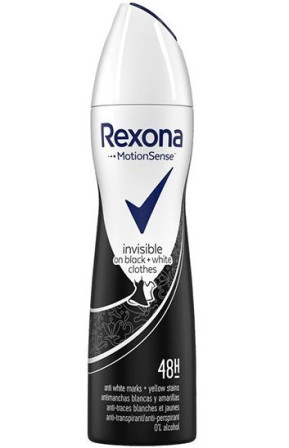 chi tiết Rexona deosprej 150ml Invisible Black & White Clothes (6)