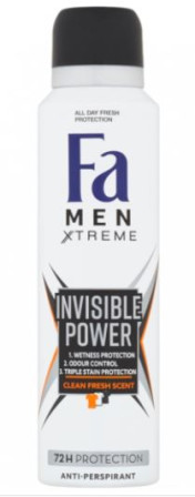 chi tiết Fa deosprej 150ml MEN Invisible Power (6)