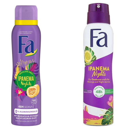 detail Fa deosprej 150ml Ipanema Nights Maracuja (6)