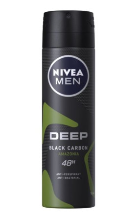 chi tiết Nivea deosprej 150ml MEN Deep Black Carbon Amazonia (6)