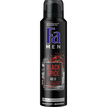chi tiết Fa deosprej 150ml MEN Black Spice (6)