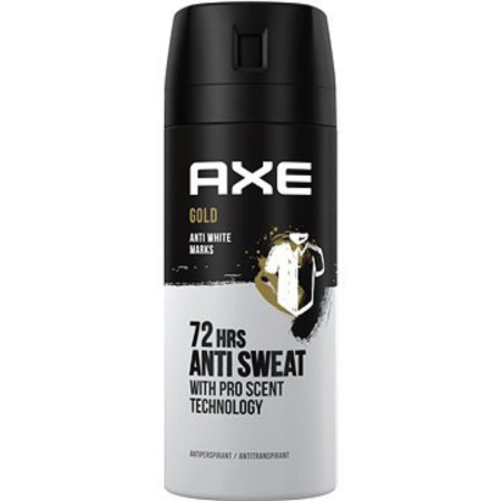 detail Axe deosprej pánský 150ml Gold anti white marks (6)
