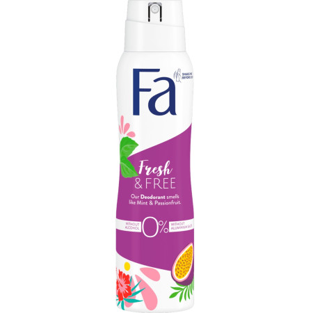 detail Fa deosprej 150ml Fresh a Free Mint + Passionfruit (6)