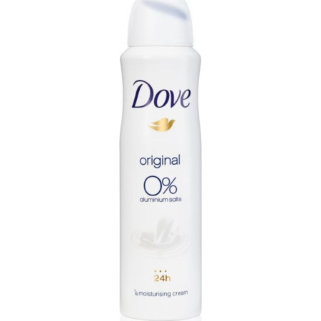 chi tiết Dove deosprej 150ml original 0% ALU (6)