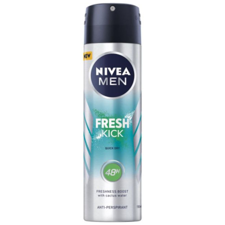 chi tiết Nivea deosprej 150ml MEN Fresh Kick (6)