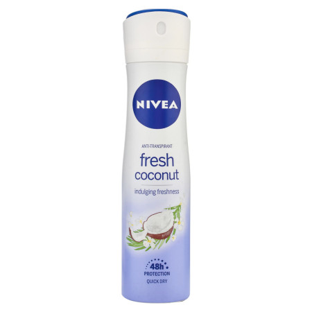 detail Nivea deosprej 150ml Fresh Coconut (6)