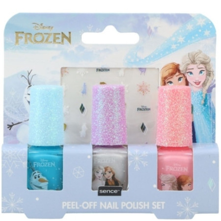 chi tiết Disney Frozen Dárková kazeta Laky 3x5ml Purple, pink, blue + nálepky