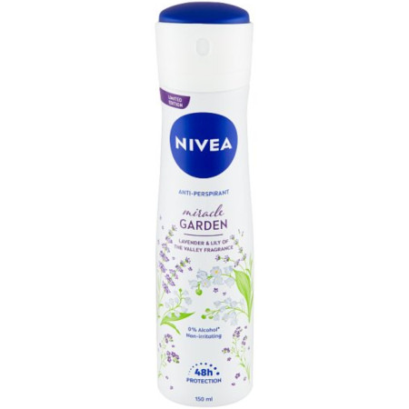 detail Nivea deosprej 150ml Miracle Garden Lavender (6)