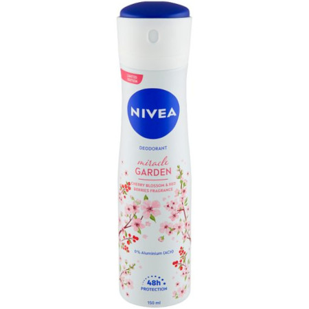 detail Nivea deosprej 150ml Miracle Garden Cherry (6)