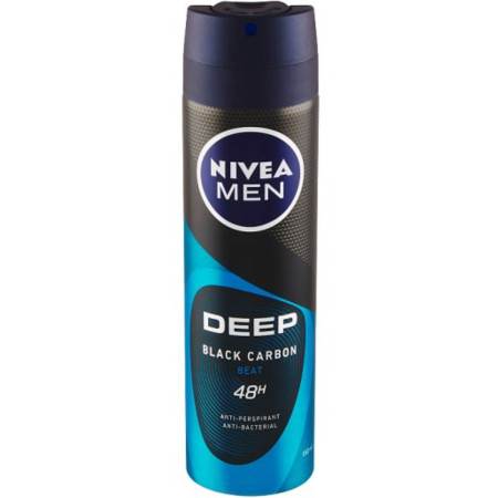 chi tiết Nivea deosprej 150ml MEN Deep Black Carbon Beat (6)