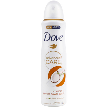 chi tiết Dove deosprej 150ml AC Coconut & Jasmine Flower Scent (6)