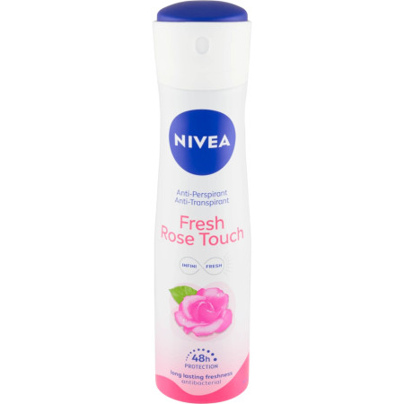 detail Nivea deosprej 150ml Fresh Rose Touch (6)