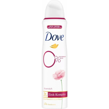 chi tiết Dove deosprej 150ml 0% ALU Rosenduf / Růže&Jasmín (6)