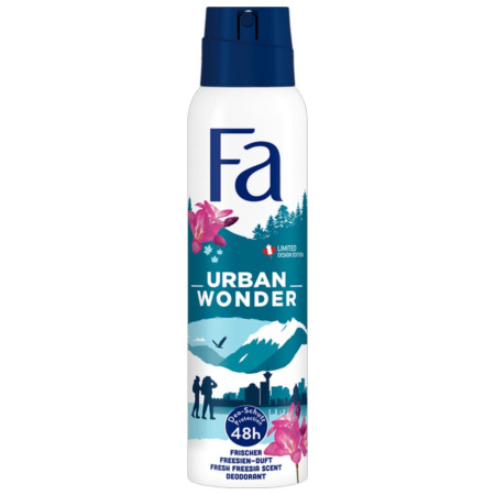 chi tiết Fa deosprej 150ml Urban Wonder (6)