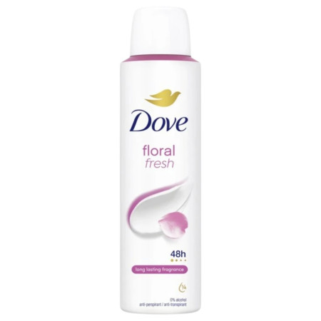 chi tiết Dove deosprej 150ml Invisible Floral (6)