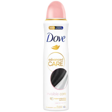 chi tiết Dove deosprej 150ml Advanced Care Invisible Care (6)