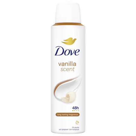 detail Dove deosprej 150ml Vanilla Scent (6)