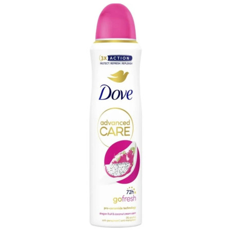 chi tiết Dove deosprej 150ml Advanced Care Dragon Fruit (6)