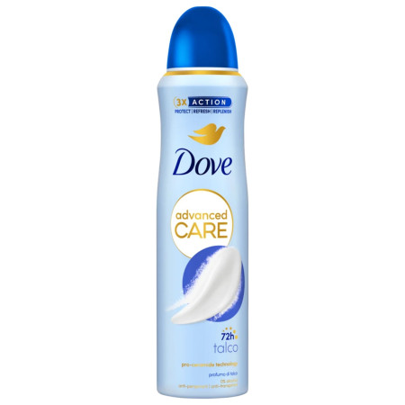 chi tiết Dove deosprej 150ml Advanced Care Talco (6)