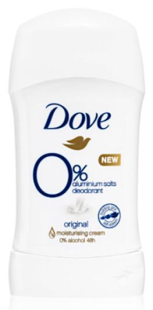 detail Dove tuhý 40ml Original 0% aluminium salts (6)