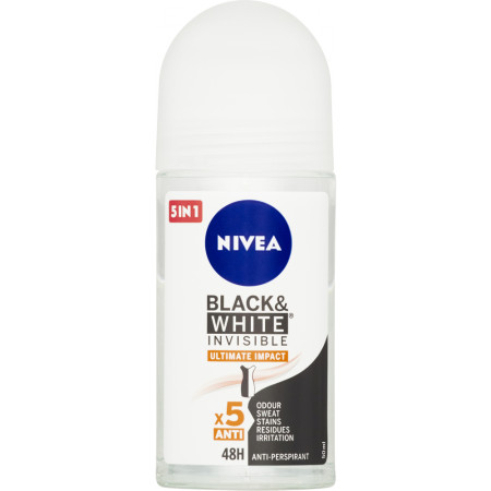 detail Nivea roll on 50ml dámský Black White Invisible Ultimate Impact (6)