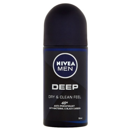 detail Nivea roll on 50ml pánský Deep dry a clean feel