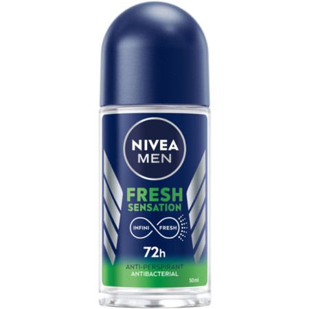 detail Nivea roll on 50ml pánský Fresh Sensation (6)