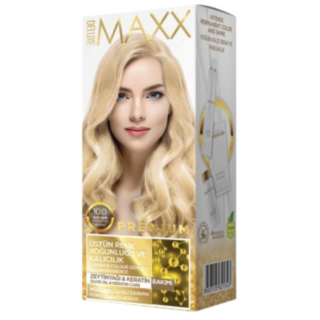 detail Deluxe Maxx Premium barva na vlasy 10.0 Pure Blond (24)