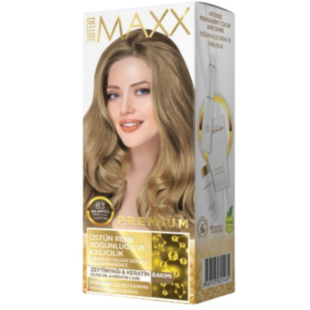 chi tiết Deluxe Maxx Premium barva na vlasy 8.3 Honey Foam (24)