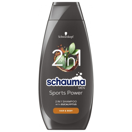 detail Schauma 400ml šampon MEN Sport Power (Strengthens freshness)