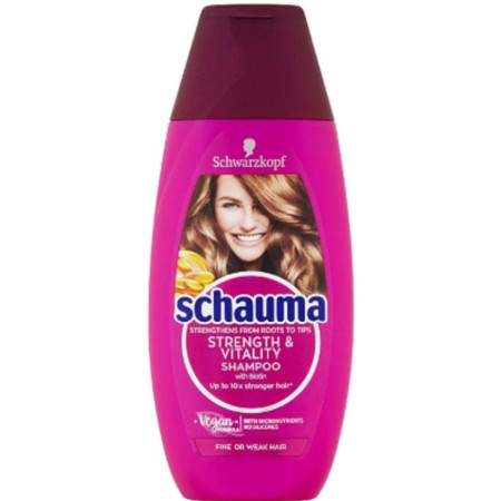 detail Schauma 250ml šampon Strength& vitality with biotin