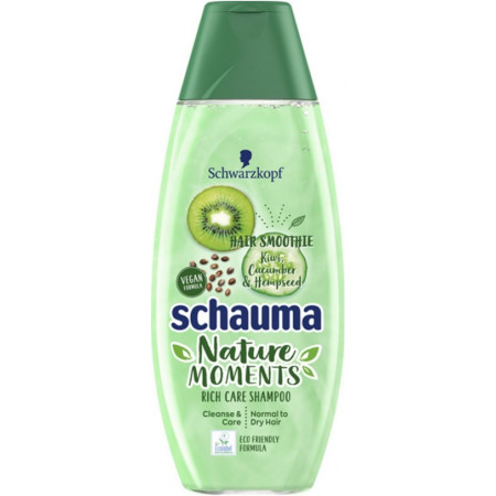 detail Schauma 400ml šampon Nature Moments (Kiwi, Cucumber& Hempseed) (5)