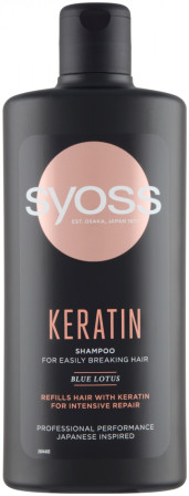 chi tiết Syoss šampon 440ml Keratin (6)