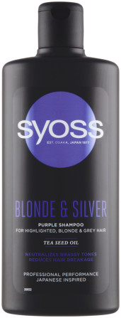 chi tiết Syoss šampon 440ml Blonde & Silver (6)