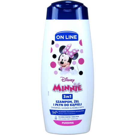detail On line kids 3v1 šampon 400ml minnie