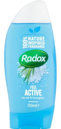 detail Radox sprchový krém 250ml Feel Active (6)