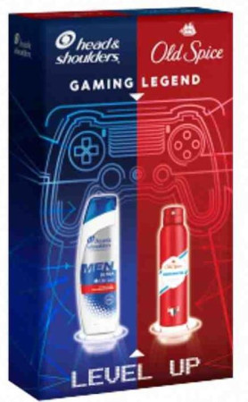 detail Head & Shoulders x Old Spice kazeta (šampon 360ml + deosprej 150ml) (qua tang)