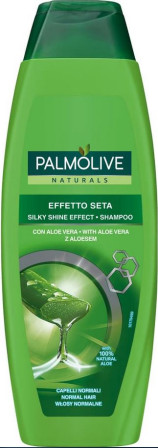 detail PALMOLIVE šampon 350ml Silky Shine Aloe (12)