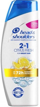 chi tiết Head & shouders šampon 360ml 2in1 citrus fresh (6)