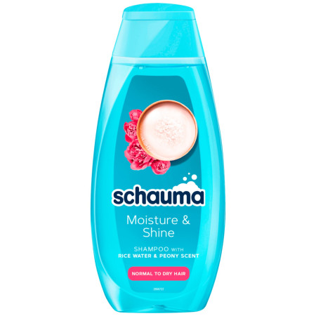 detail Schauma 400ml šampon Moisture Shine (Rice Water a Peony) (5)