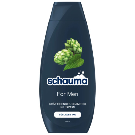 chi tiết Schauma 400ml šampon For Men Mint (černý) (5)