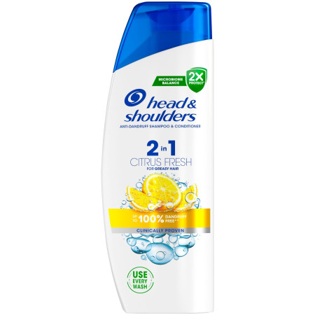 detail Head & shoulders šampon 330ml AntiHairfall - Citrus