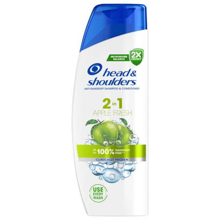 chi tiết Head & shoulders šampon 330ml AntiHairfall - Apple (6)