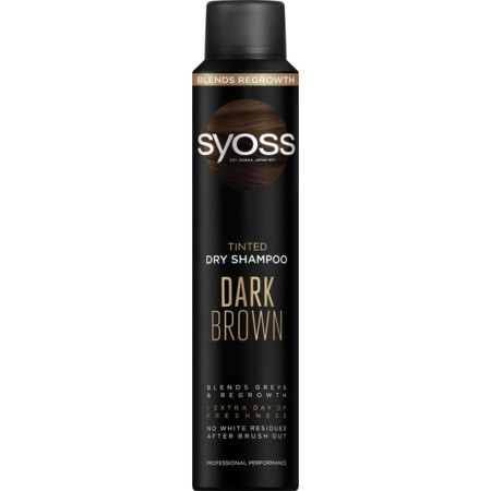 chi tiết Syoss suchý šampon 200ml Dark Brown (6)