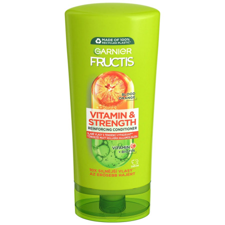 chi tiết Garnier fructis balzám 200ml Vitamin & Strength (12)