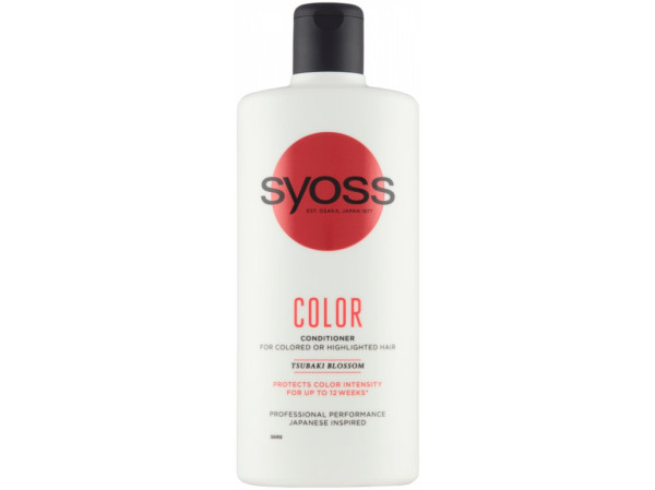 chi tiết Syoss conditioner 440ml Color