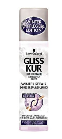 detail Glisskur 200ml expresní sprej na vlasy Winter Care (6)