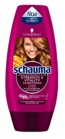 detail Schauma 200ml / 250ml balzám Strength & Vitality (6)