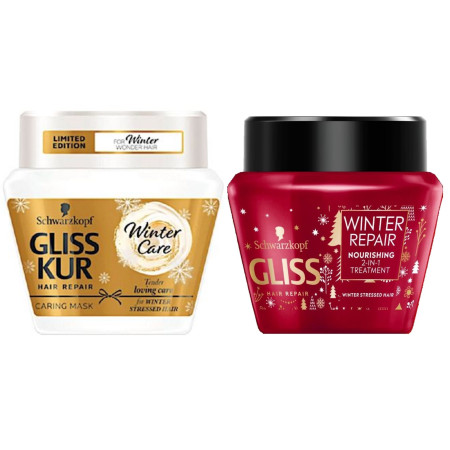 chi tiết GlissKur 300ml maska na vlasy Winter Care Repair (6)