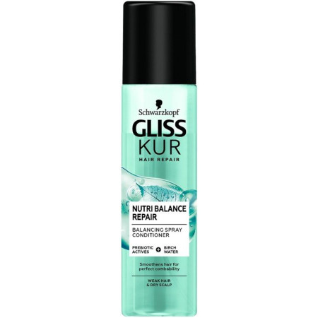 chi tiết Glisskur 200ml expresní sprej na vlasy Nutri Balance Repair
